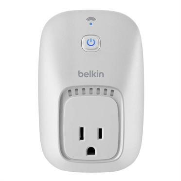 Belkin Enchufe WeMo Smart Plug, WiFi, para IOS/Android, Blanco