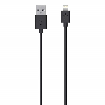 Belkin Cable MIXIT↑ USB Macho - Apple Lightning Macho, 3 Metros, Negro