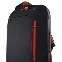 Belkin Maletín Sling Bag C&T de Poliester para Laptop 15.4'', Negro/Rojo