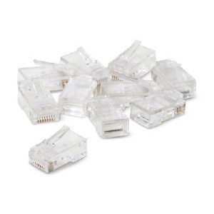 Belkin Conector RJ-45 Cat6, Transparente, 100 Piezas