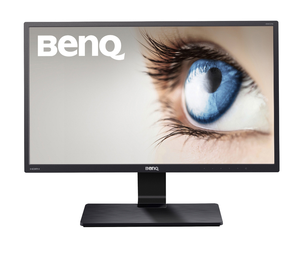 Monitor BenQ GW2270H LED 21.5'', Full HD, HDMI, Negro ― Equipo usado en oficina; incluye cable HDMI y tomacorriente.