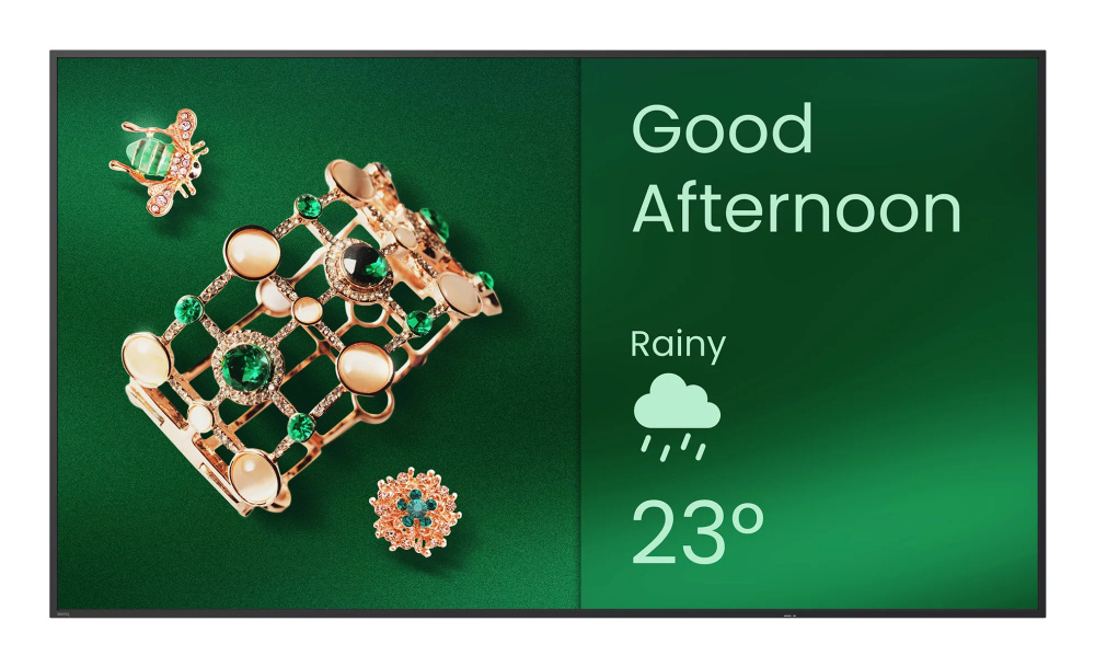 BenQ ST4304 Pantalla Comercial LED 43", 4K Ultra HD, Negro