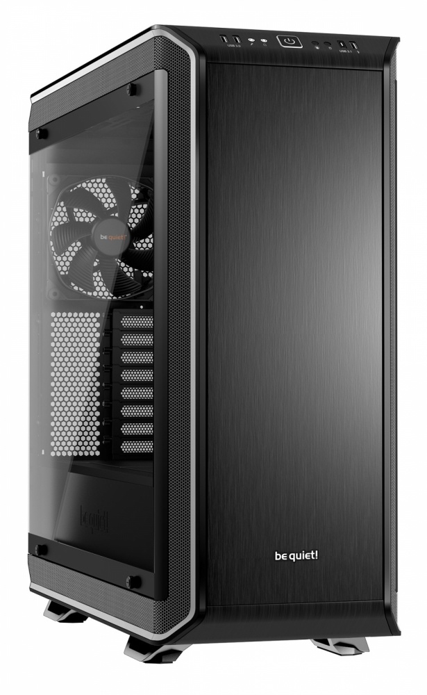 Gabinete be quiet! Dark Base Pro 900 con Ventana LED RGB, Full-Tower, ATX/EATX/Micro ATX/Mini-ITX/XL-ATX, USB A/C, sin Fuente, 3 Ventiladores Instalados, Negro/Plata