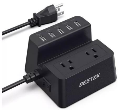 Bestek Multicontacto MRJ2004-BK, 2 Salidas, 125V, 13A, 1.5 Metros