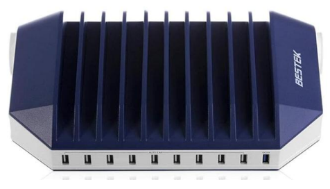 Bestek Estación de Carga MRU110U, 10 USB-A, 125V, 66W