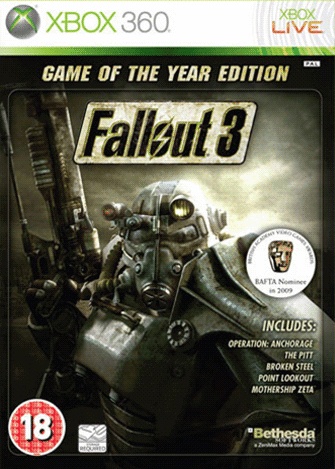 Bethesda Fallout 3 Game of The Year Edition, Xbox 360