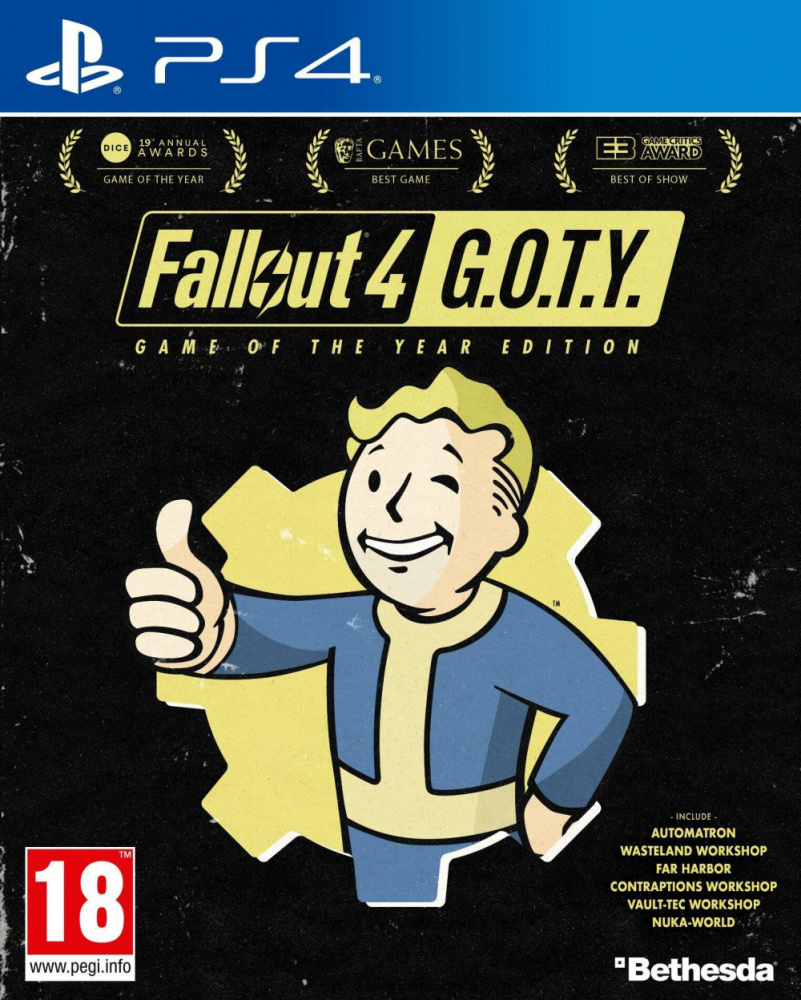Fallout 4 Game Of The Year, PlayStation 4