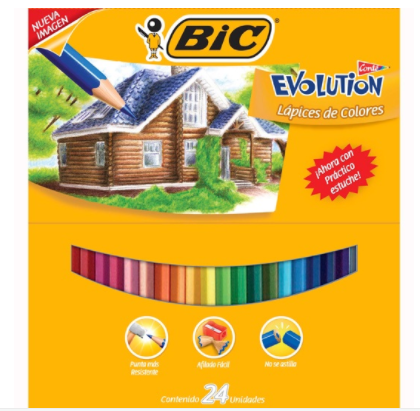 Bic Colores de Resina 3270220060093, 24 Piezas
