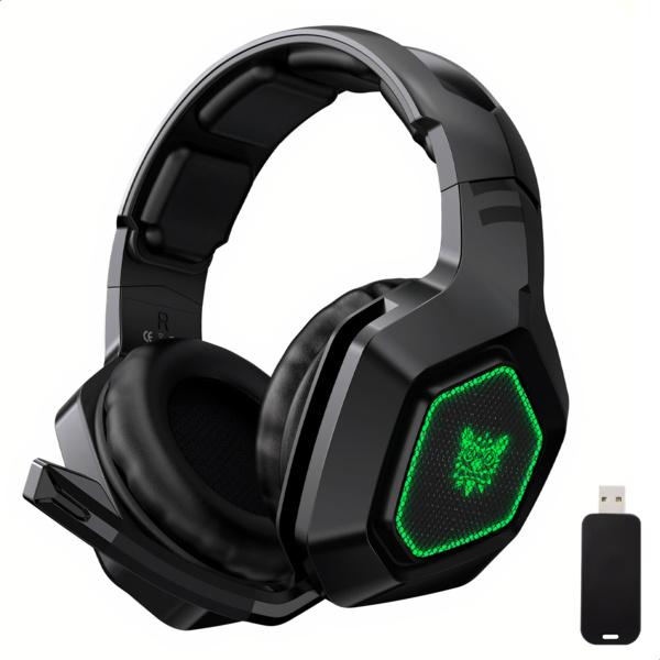 Binden Audífonos Gamer K10W, Alámbrico/Inalámbrico, 2.2 Metros, 3.5mm/USB, Negro