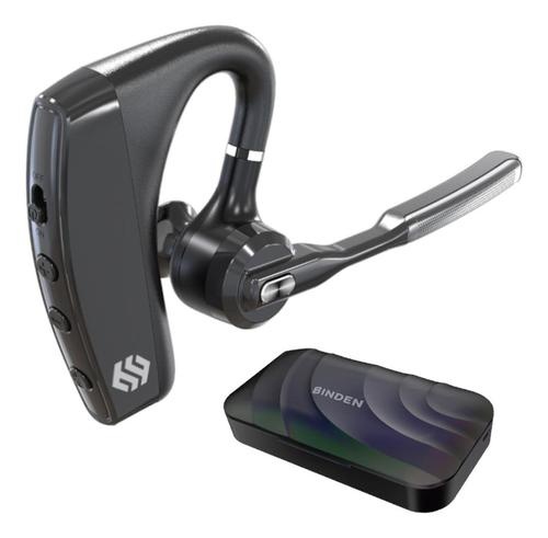 Binden Manos Libres K10d, Inalámbrico, Bluetooth, Negro