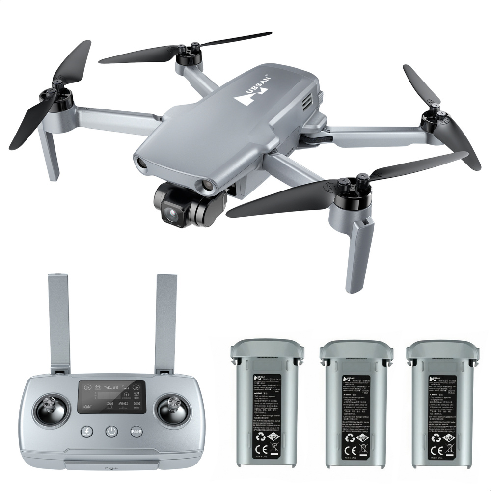 Drone Binden Hubsan Zino Mini Pro con Cámara 4K, 4 Rotores, hasta 500 Metros, Negro/Gris