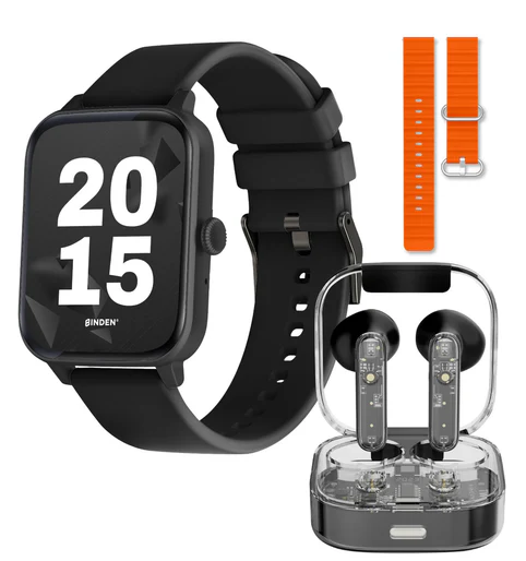 Binden Smartwatch KIT-ERACOLORS-01, Android/iOS, Negro