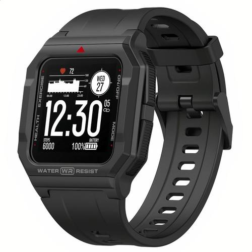 Binden Smartwatch Ares IP68, Touch, Bluetooth 5.1, Android/iOS, Negro - Resistente al Agua