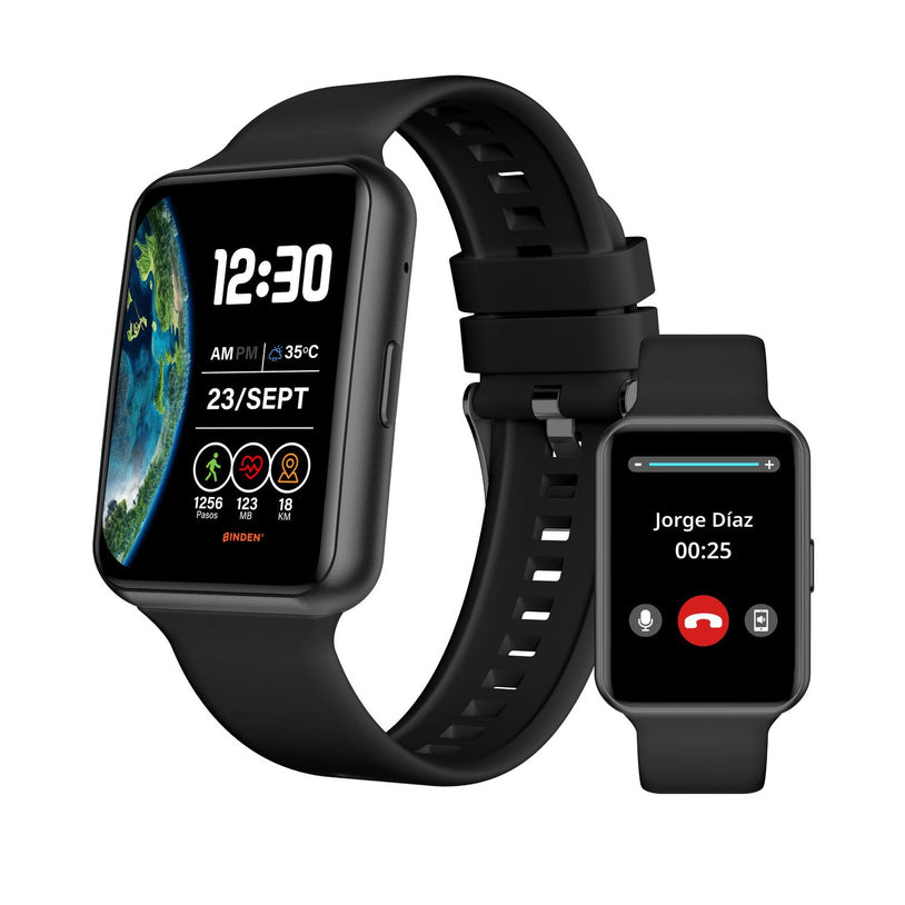 Binden Smartwatch ERA Fit View, AMOLED, Android/iOS, Negro