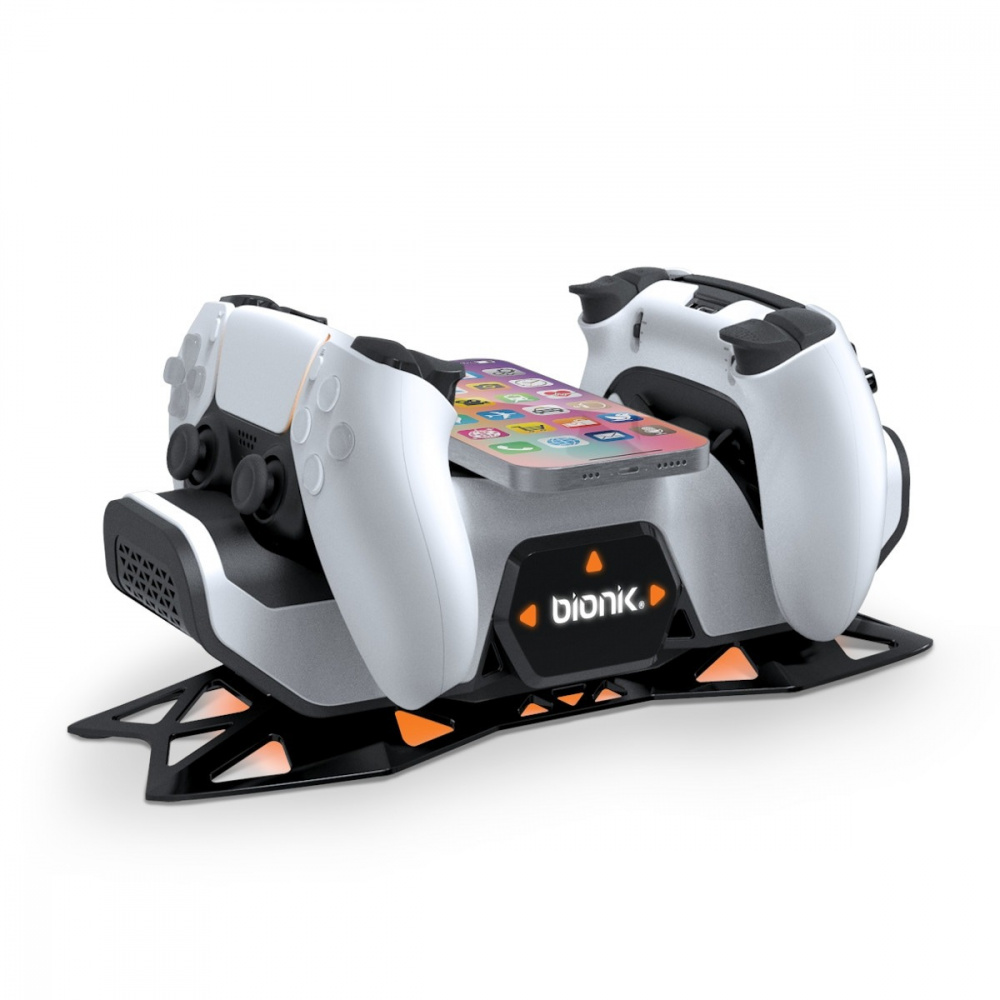 Bionik Base de Carga para Controles PowerStand Pro, para PlayStation 5, Multicolor