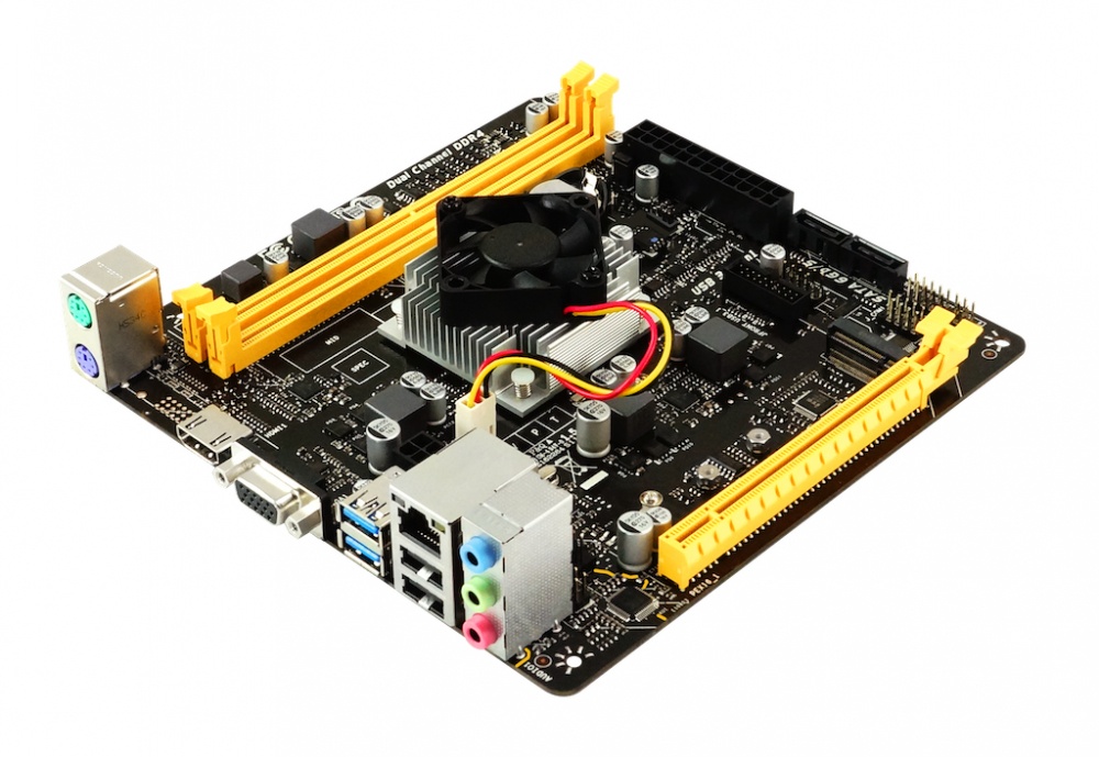 Tarjeta Madre Biostar mini ITX A10N-8800E, AMD Athlon FX-8800P Integrada, HDMI, Dual Core DDR4 para AMD