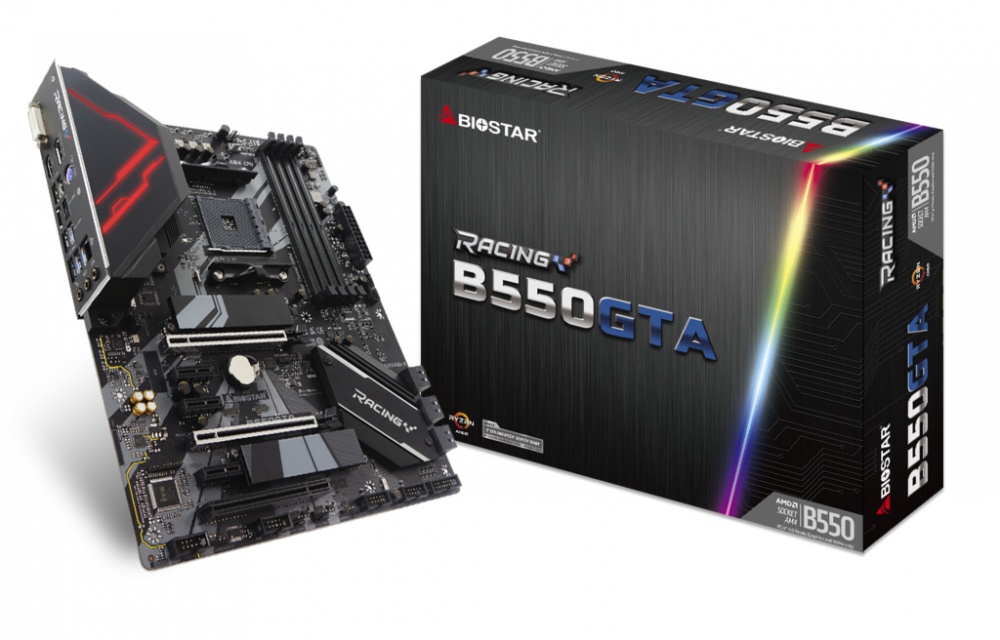 Tarjeta Madre Biostar ATX B550GTA, S-AM4, AMD B550, HDMI, 128GB DDR4 para AMD — Requiere Actualización de Bios para la Serie Ryzen 5000