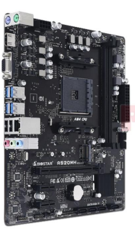 Tarjeta Madre Biostar A520M H, Micro-ATX, Socket AM4, AMD A520, 64GB DDR4, HDMI para AMD