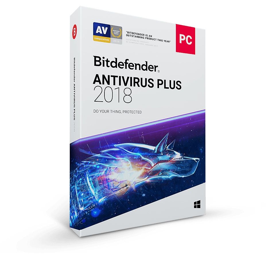 Bitdefender Antivirus Plus 2018, 10 Usuarios, 1 Año