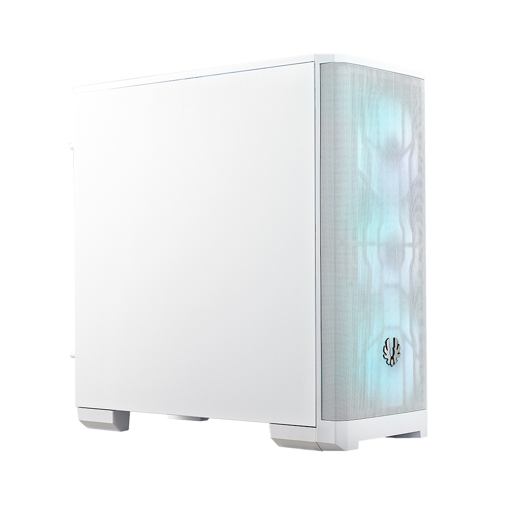 Gabinete BitFenix Nova Mesh con Ventana RGB, Tower, ATX/EATX/Micro ATX/Mini-ITX, USB 3.2, sin Fuente, Blanco