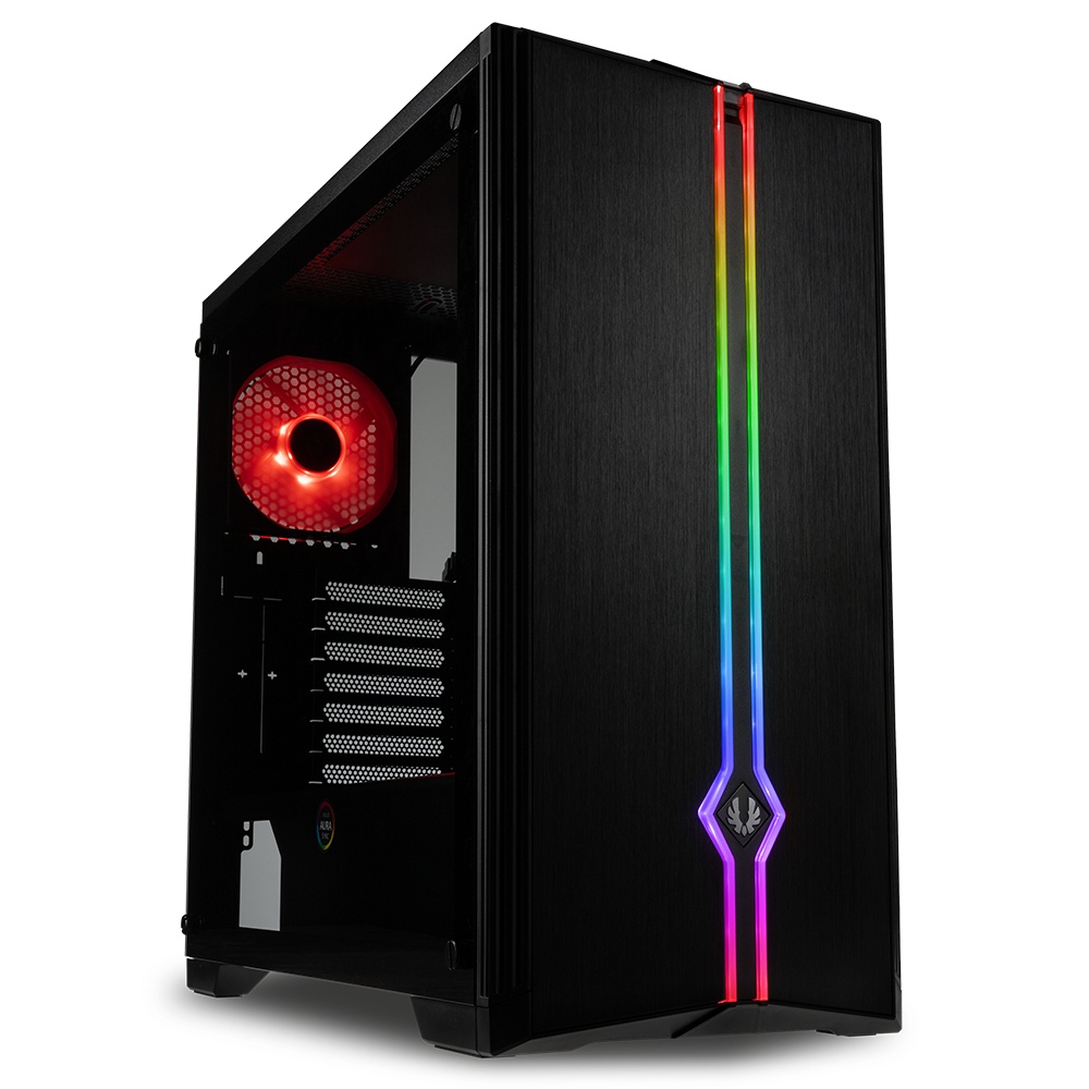 Gabinete BitFenix Saber con Ventana RGB, Midi-Tower, ATX/EATX/Micro ATX/Mini-ITX, USB 3.0, sin Fuente, Negro