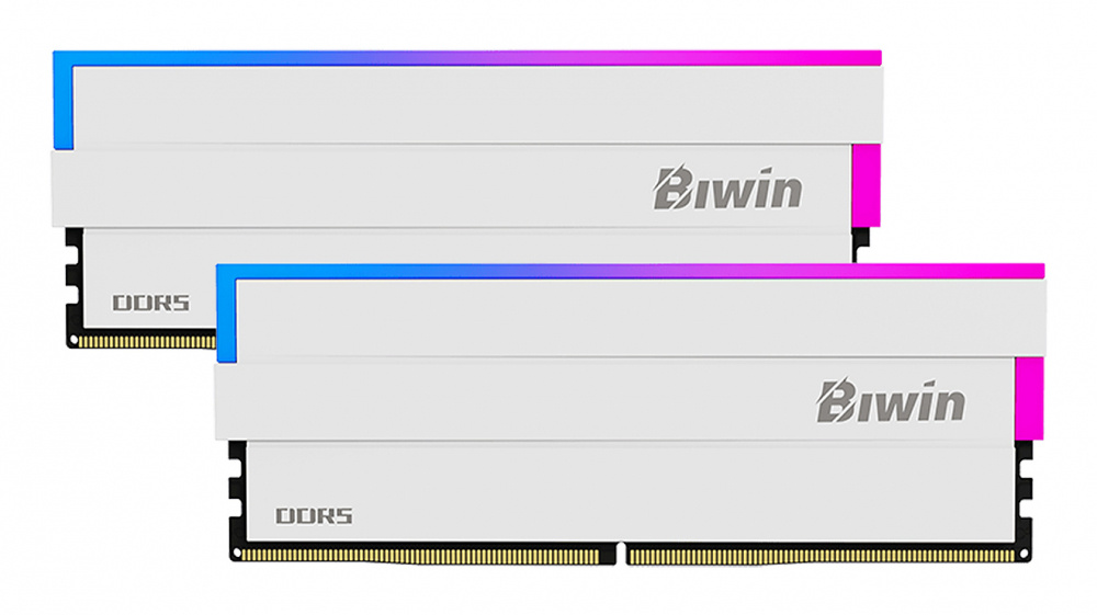 Kit Memoria RAM Biwin DW100 DDR5, 7200MHz, 32GB - 2 x 16GB, CL34, Blanco