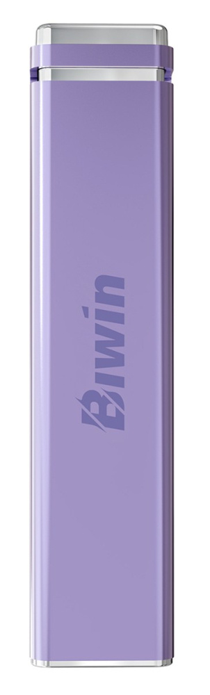 SSD Externo Biwin PD2000, 2TB, USB-C, Morado