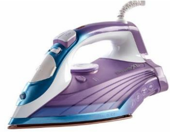 Black & Decker Plancha Vapor-Seco IR2323-0APLA, 1250W, 300ml, Blanco/Morado