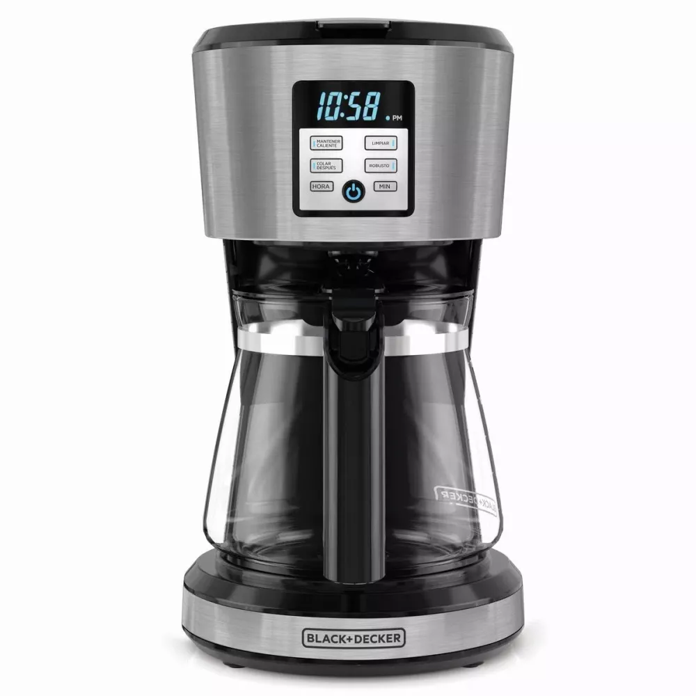 Black & Decker Cafetera de Goteo CM1331S-LA, 12 Tazas