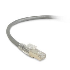 Black Box Cable Patch Cat6 FTP Blindado sin Enganches RJ-45 Macho - RJ-45 Macho, 2.1 Metros, Gris