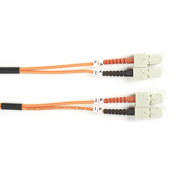Black Box Cable Fibra Óptica OFC SC Macho - SC Macho, 3 Metros, Naranja