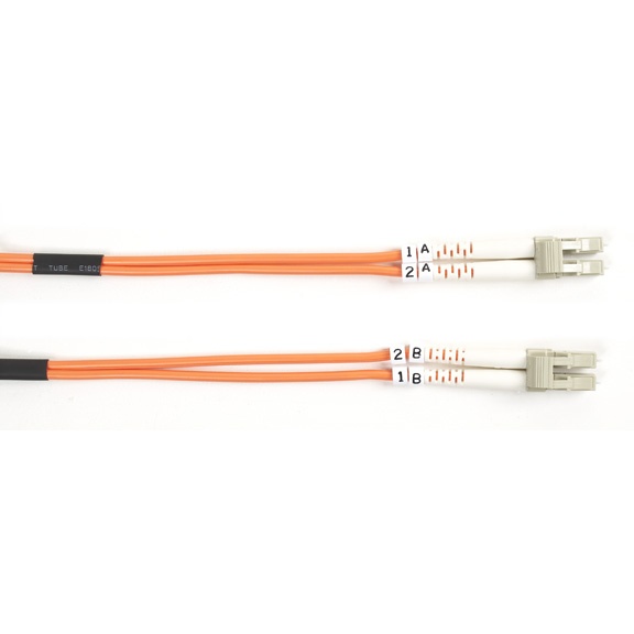 Black Box Cable Fibra Óptica OFC LC Macho - LC Macho, 5 Metros, Naranja