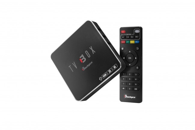 Blackpcs TV Box EO104K-BL, WiFi, HDMI, RJ-45, Android 5.1, Negro