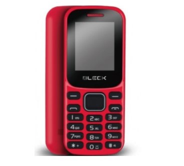 Celular Bleck Spark 1.77", SIM Doble, Negro/Rojo