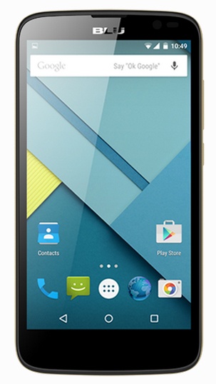 BLU Smartphone Studio G, 5", 480 x 854 Pixeles, 3G, Bluetooth 4.0, Android 4.4, Oro