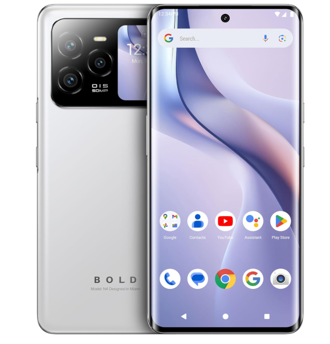 BLU Bold N4 5G 6.78" Dual SIM, 512GB, 8GB RAM, Blanco