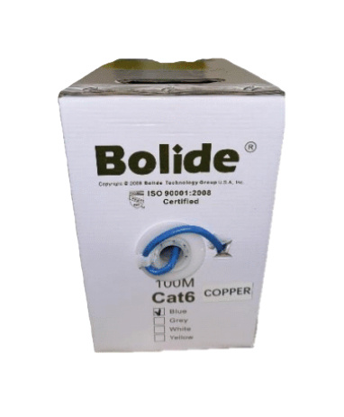 Bolide Bobina de Cable Ethernet Cat6, UTP, 100 Metros
