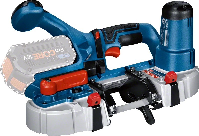 Bosch Sierra Cinta GCB 18V-63, 18V, Inalámbrico, Azul