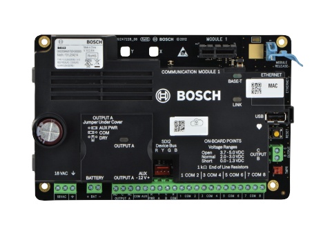 Bosch Panel de Alarma Contra Incendio de 2 Zonas B4512, 12V, Negro