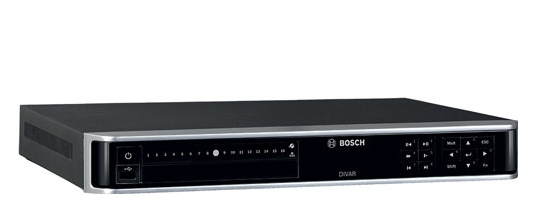 Bosch DVR 16 Canales DIVAR 3000 para 2 Discos Duros, máx. 3TB, 2 x USB 2.0, 1 x RJ-45