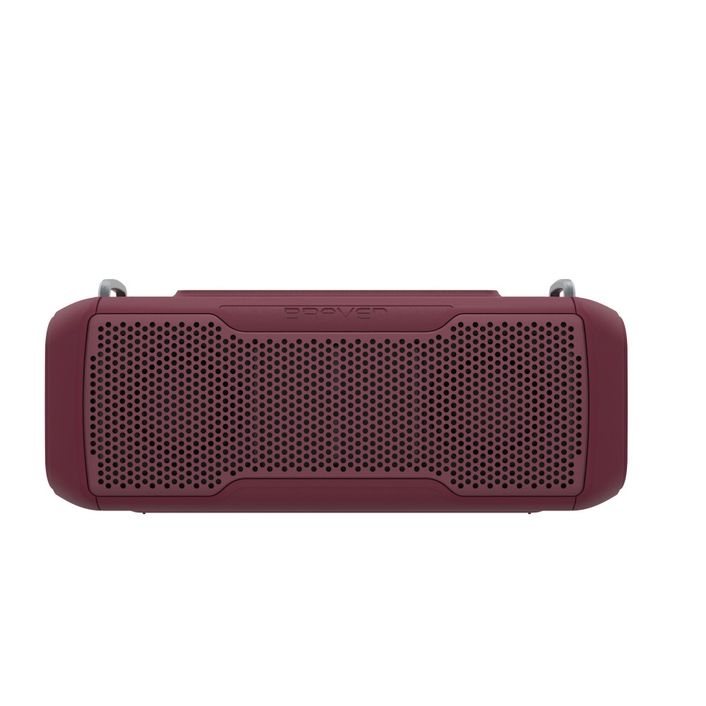 Braven Bocina Portátil BRV-X/2, Bluetooth, Inalámbrico, 20W RMS, USB, Rojo - Resistente al Agua
