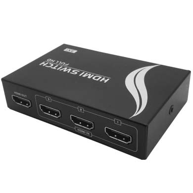 BRobotix Divisor de Video HDMI, 3 Puertos