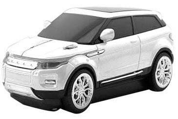 Mouse BRobotix Land Rover, Inalámbrico, USB, 1600DPI, Blanco ...