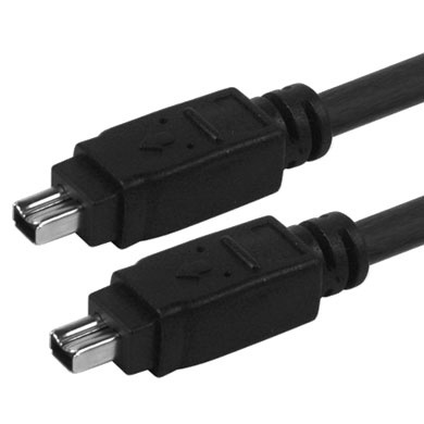 BRobotix Cable FireWire Macho - FireWire Macho, 3 Metros, Negro