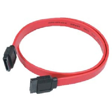 BRobotix Cable SATA 7-pin Macho - 7-pin Macho, 43cm, Rojo