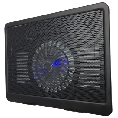 BRobotix Base Enfriadora para Laptop 15'', con 1 Ventilador de 320RPM, Negro