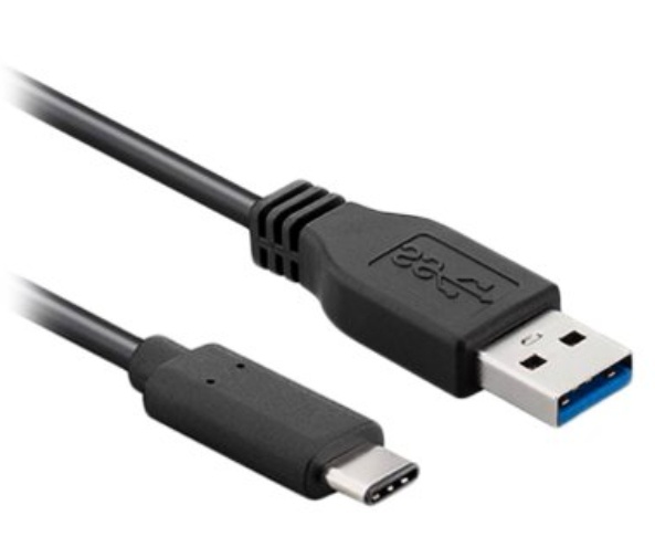 BRobotix Cable USB 3.2 A Macho - USB C Macho, 1 Metro, Negro