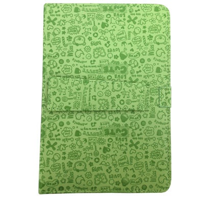 BRobotix Funda con Teclado para Tablet 10'', micro USB, Diseño Oso Verde