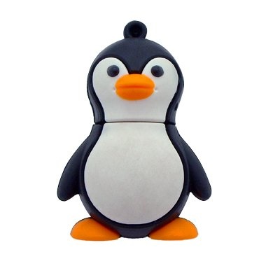 Memoria USB BRobotix 180300-9, 16GB, USB 2.0, Pingüino