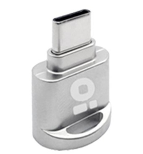 BRobotix Lector de Memoria 180430, MicroSD, USB, Plata
